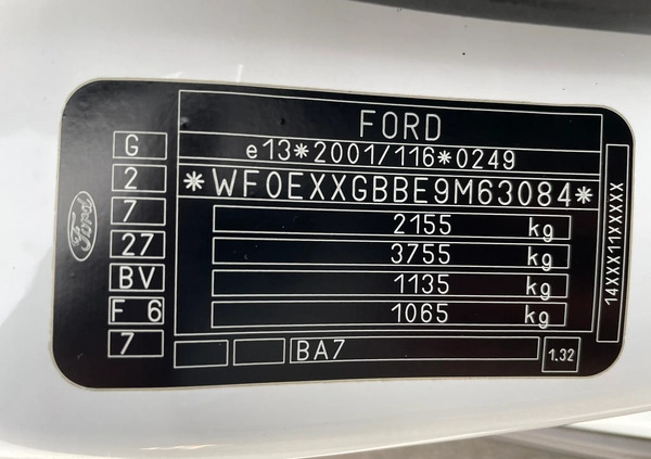 Ford Mondeo cena 18999 przebieg: 265500, rok produkcji 2009 z Wrocław małe 79